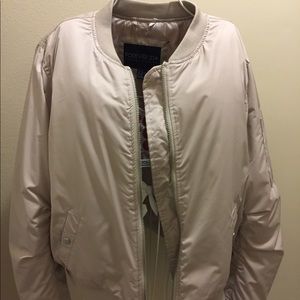 Forever 21+ Cream colored jacket (XXL)